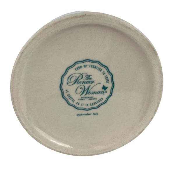 Pioneer Woman Sweet Rose Bundle: Ceramic Mini Crock Utensil Holder & 14.5 Oz Mug - Picture 4 of 9